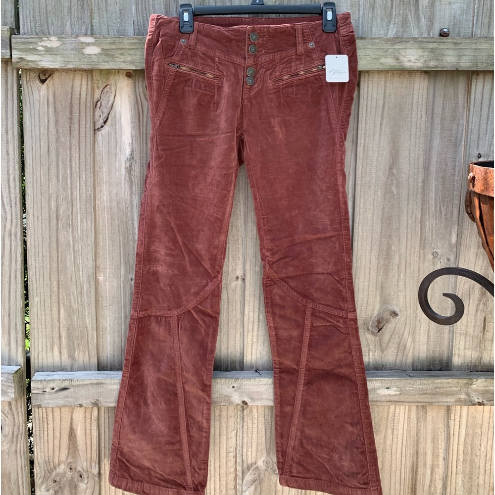 Free People Hit Back Slim Flare Pants - Picture 7 of 13